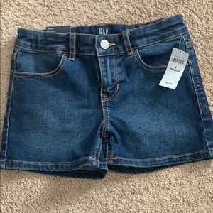 NWT Girls Gap denim shorts size 8